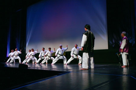 Martial Arts Display Before KIRO-OBI